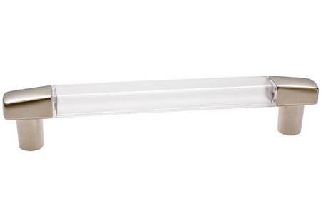 Ручка-скоба 160 мм,
отделка никель матовый + транспарент прозрачный