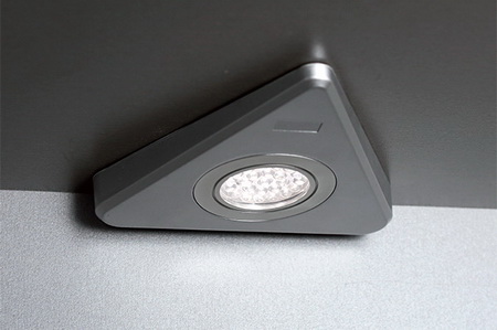 Светильник LED Triangolo, 1.7W, 3200K, отделка под алюминий