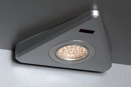 Светильник LED Triangolo-IR, 2.15W, 3200K, отделка под алюминий
