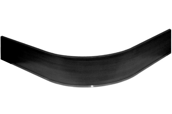 0330 Закругление для цоколя ПВХ Н.150,  черный глянец