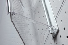 Профиль для настенной навески декоративных панелей и лотков для обуви, L=1060мм, отделка алюминий