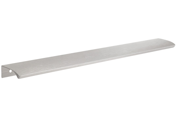 Ручка-профиль накладная L.350мм, отделка сталь шлифованная
