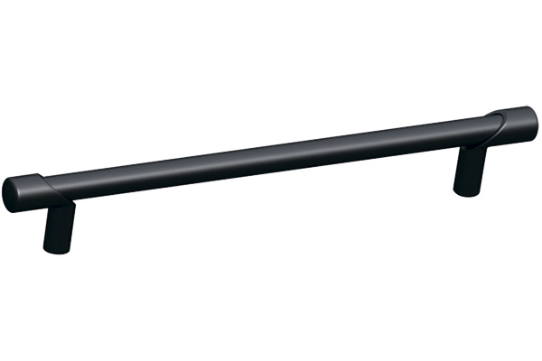 Ручка-скоба 160мм, отделка черный матовый